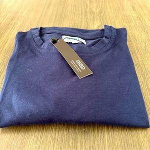 USBD Post Surgery Recovery Tshirt Snap Open TearAway Shirt Size S Navy B…